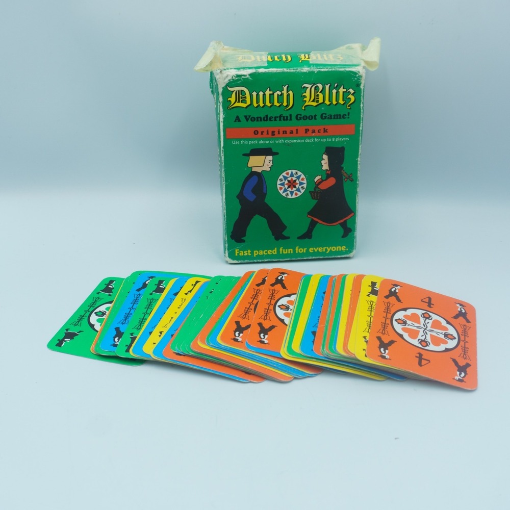 Vintage Card Game DUTCH BLITZ Cards Pennsylvania  A Vonderful Goot Game Complete